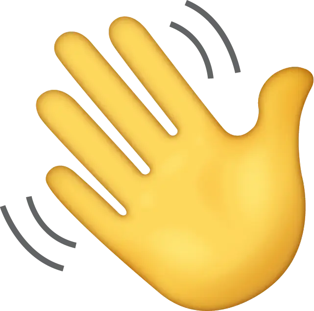 Waving hand
